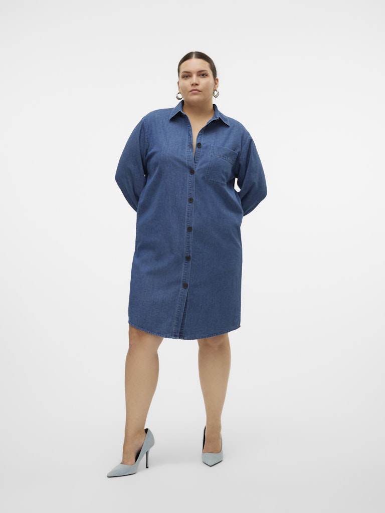 VMCELOISE LS SHORT DENIM DRESS