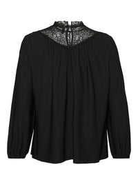 VMCMILLA LS HIGHNECK LACE TOP