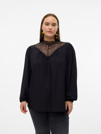 VMCMILLA LS HIGHNECK LACE TOP