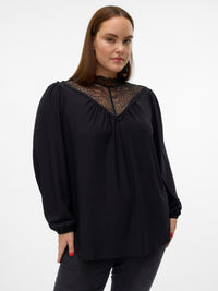 VMCMILLA LS HIGHNECK LACE TOP