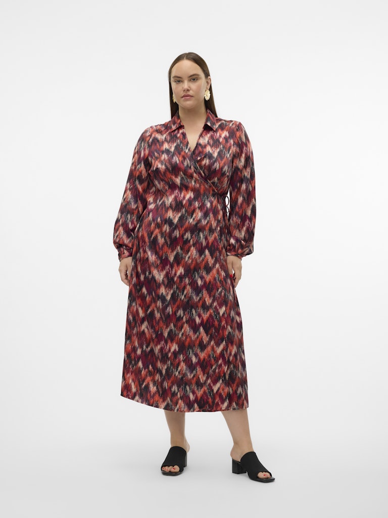 VMCOLYMPIA L/S 7/8 WRAP DRESS