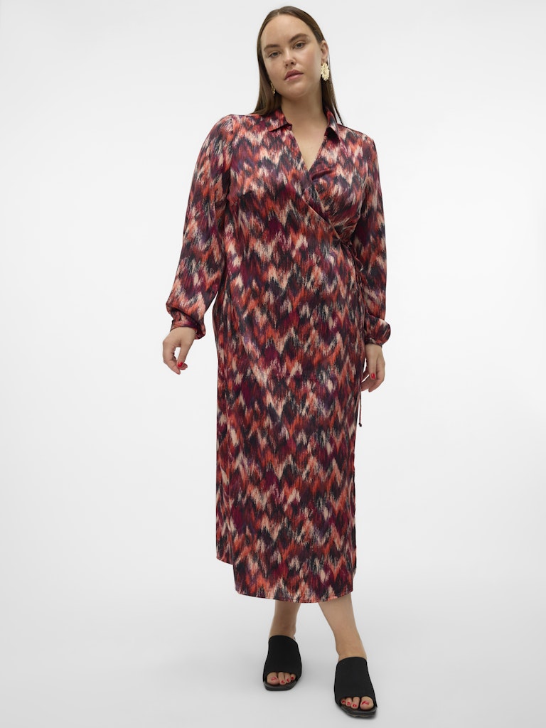 VMCOLYMPIA L/S 7/8 WRAP DRESS