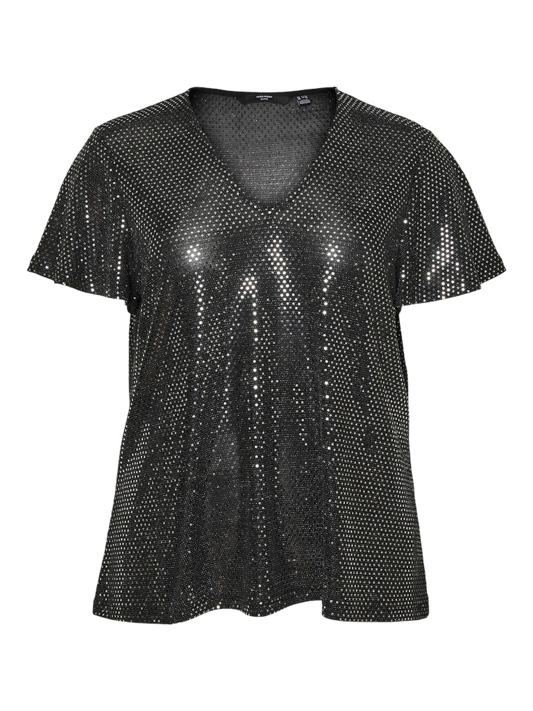 VMCEVALINE SS V-NECK TOP