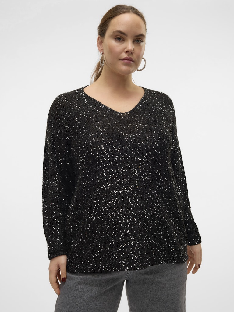 VMCLEILANI NEW LS V-NECK PULLOVER