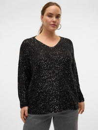 VMCLEILANI NEW LS V-NECK PULLOVER