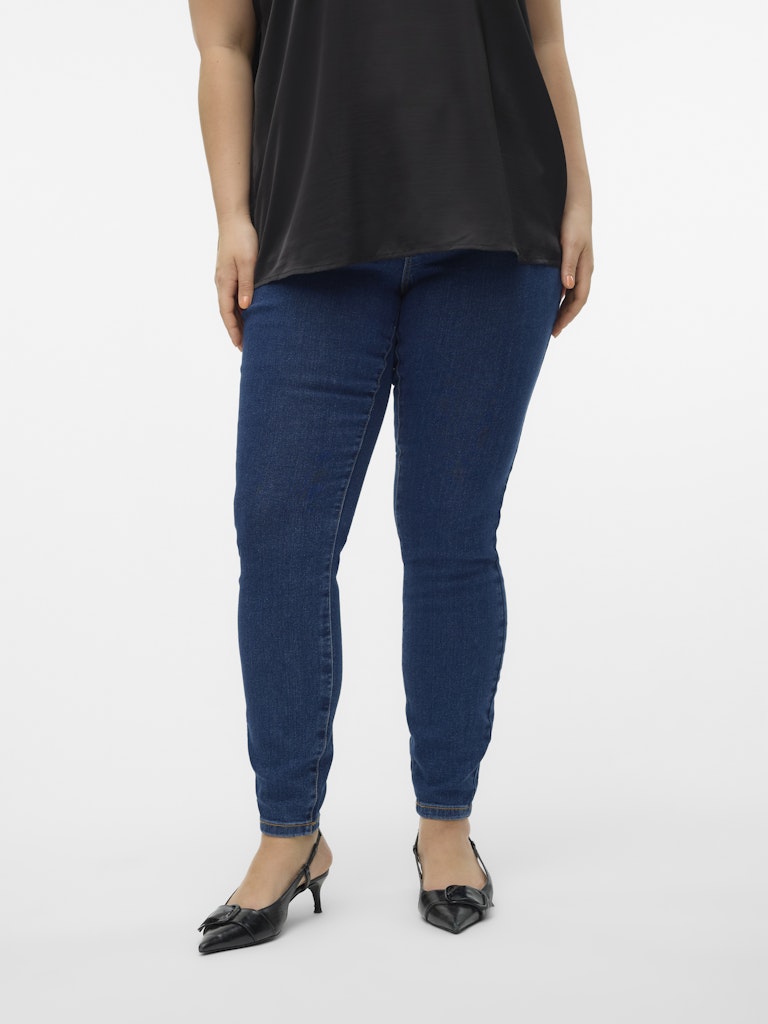 VMCELLY MR SKINNY JEANS BLUE