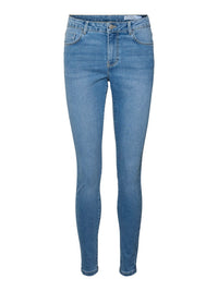 VMCELLY MR SKINNY JEANS BLUE