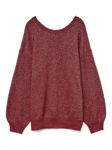 VMCEllie - Strikbluse med Glimmer