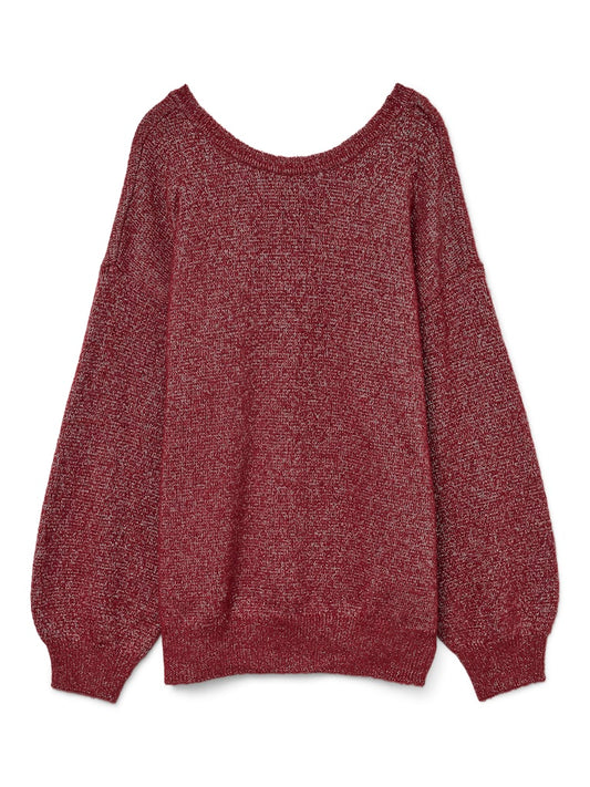 VMCEllie - Strikbluse med Glimmer