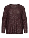 VMCLEILANI NEW LS V-NECK PULLOVER