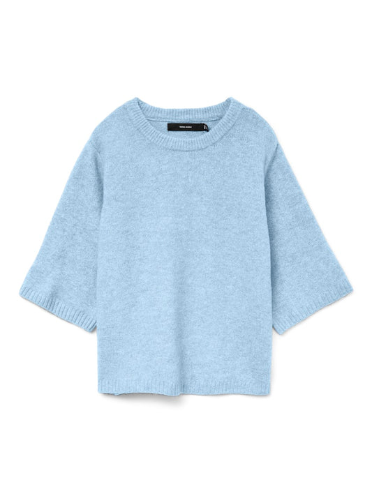 VMCBoom - Oversize Strikbluse med 2/4 Ærmer