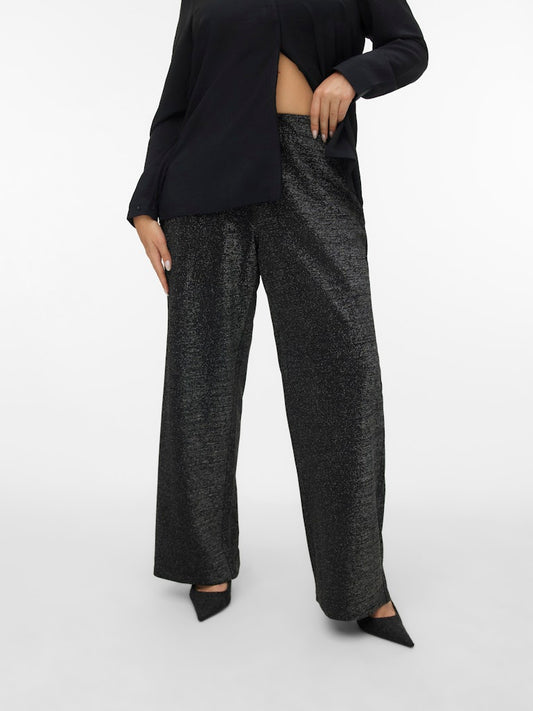 VMCBERLIN - Glitter bukser med Vidde