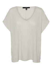 VMCSELINA V-NECK PULLOVER WITH LUREX