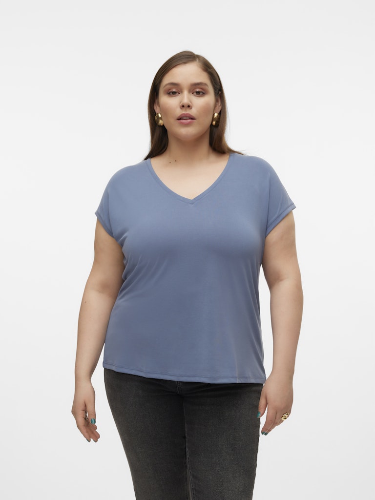 VMFILLI SS V-NECK TEE  NOOS CURVE