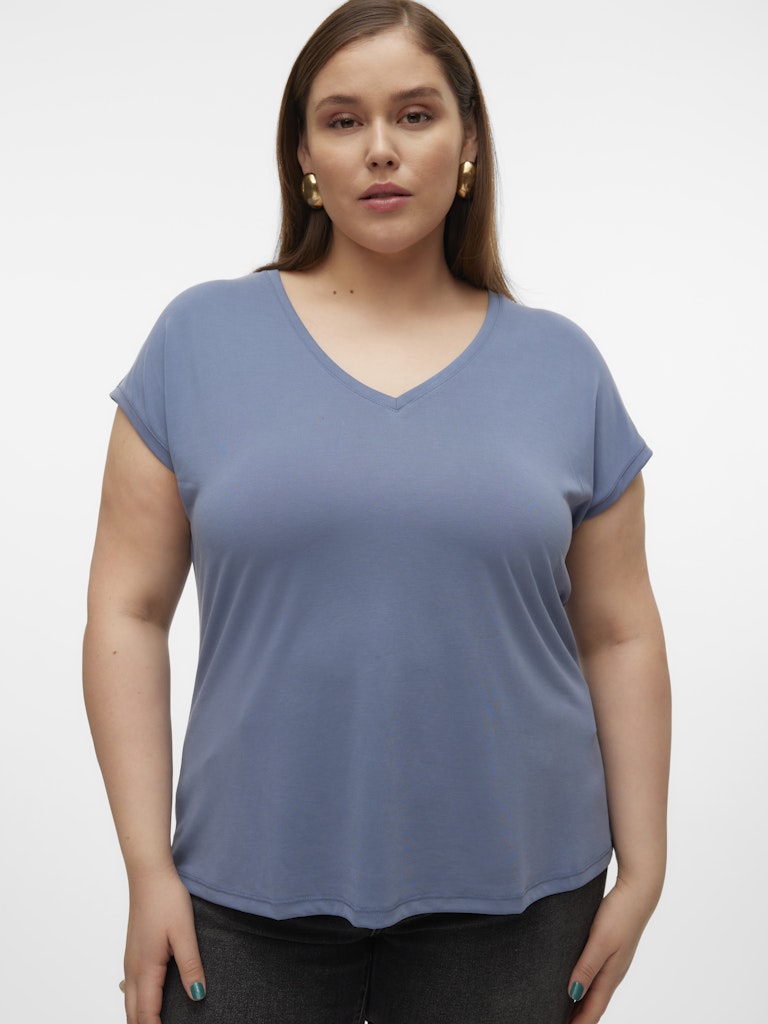 VMFILLI SS V-NECK TEE  NOOS CURVE