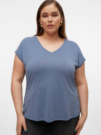 VMFILLI SS V-NECK TEE  NOOS CURVE