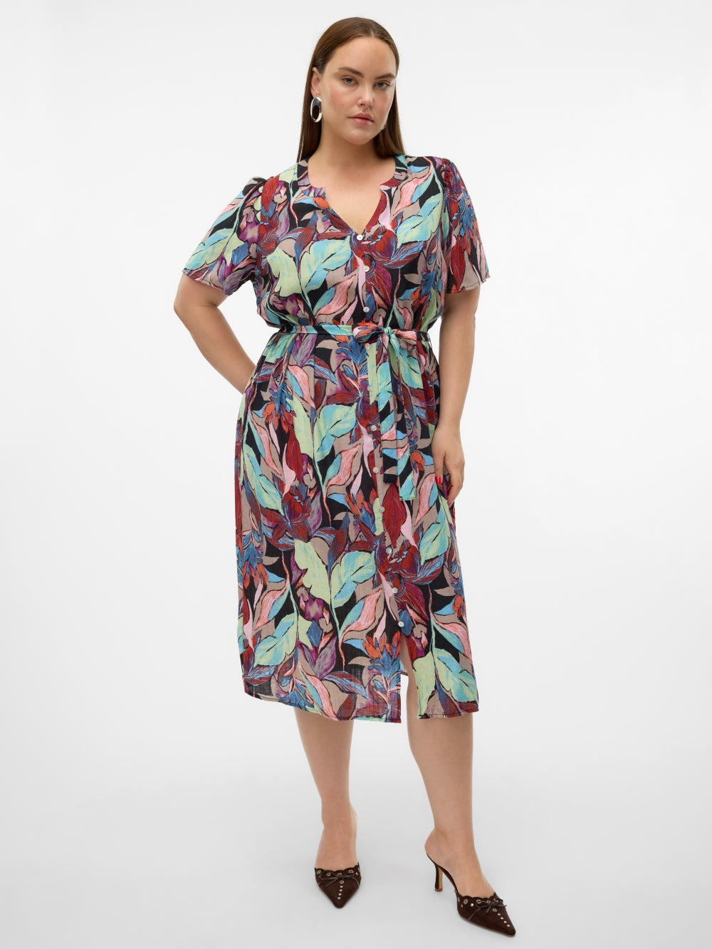 VMCMAJA PALMA SS CALF DRESS