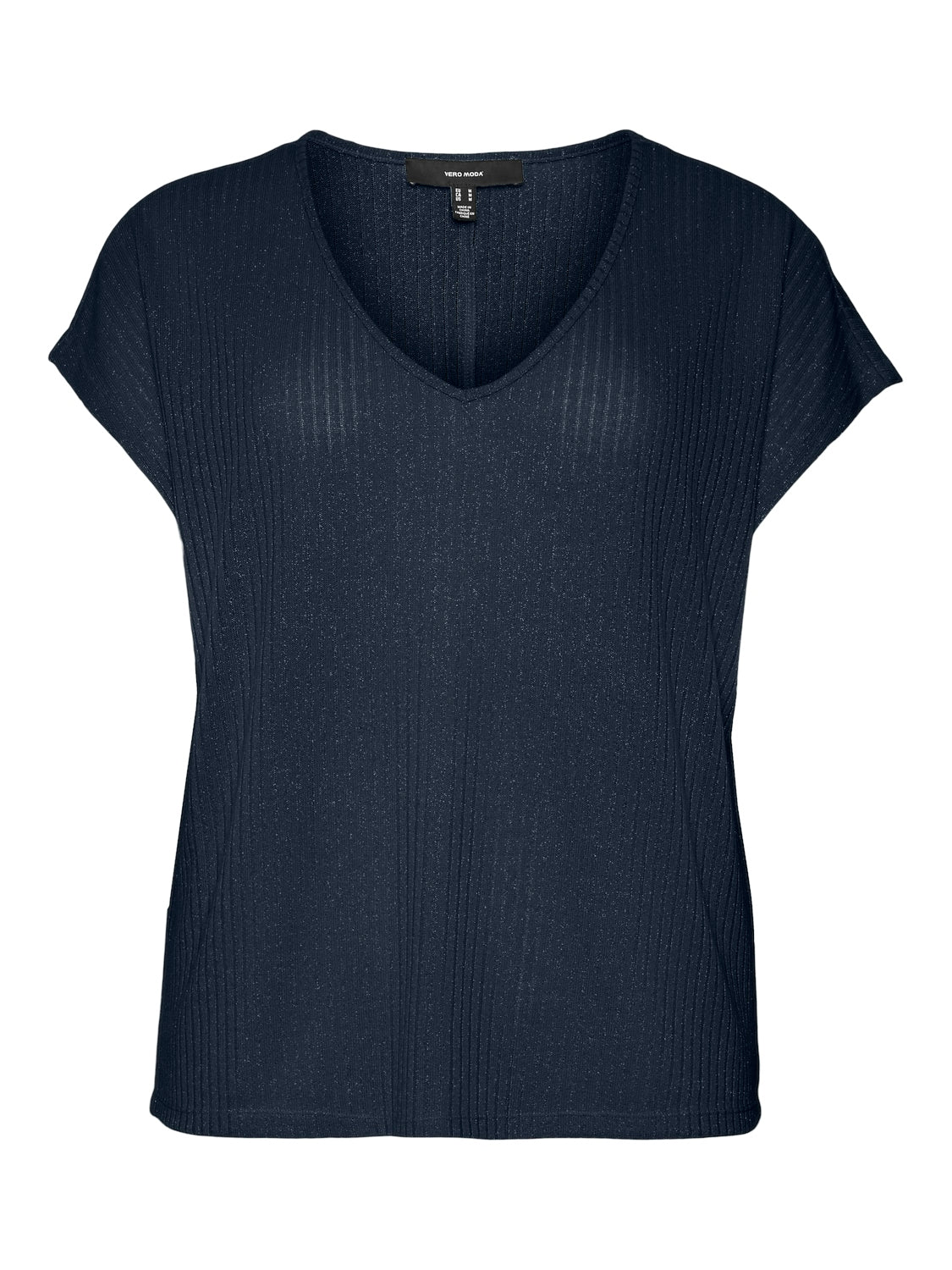 VMCSELINA V-NECK PULLOVER WITH LUREX