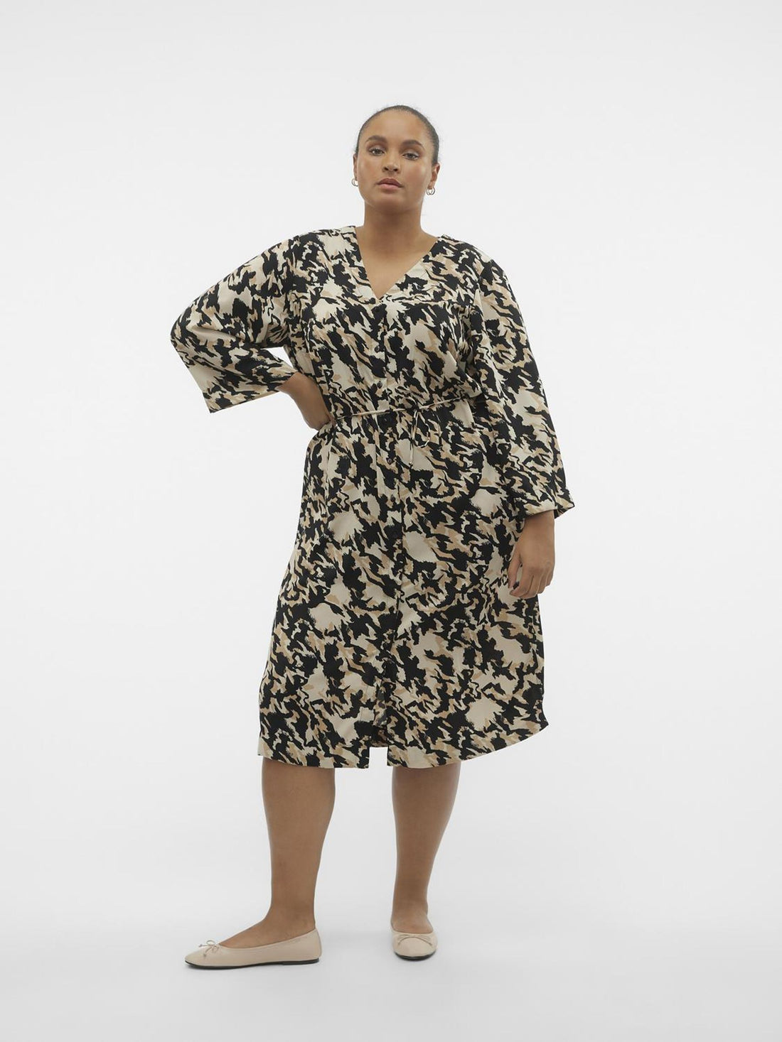 VMCNORA 7/8 CALF SHIRT DRESS