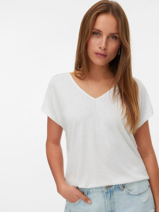 VmcJackie - V-hals Bluse