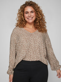 VIPAYA V-NECK LS TOP