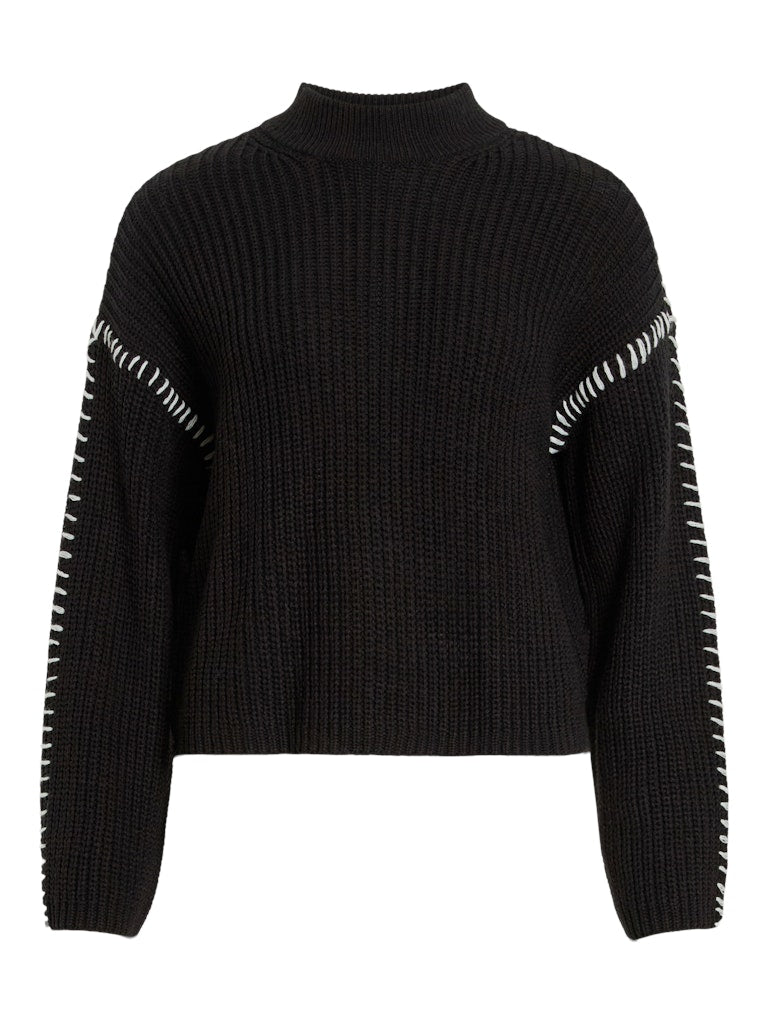 VISIGGA LS STITCH KNIT PULLOVER