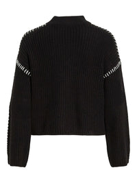 VISIGGA LS STITCH KNIT PULLOVER