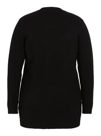 VIRIL ÅPEN L/S STRIKKET CARDIGAN/CUR - NOOS