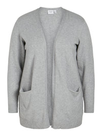 VIRIL ÅPEN L/S STRIKKET CARDIGAN/CUR - NOOS