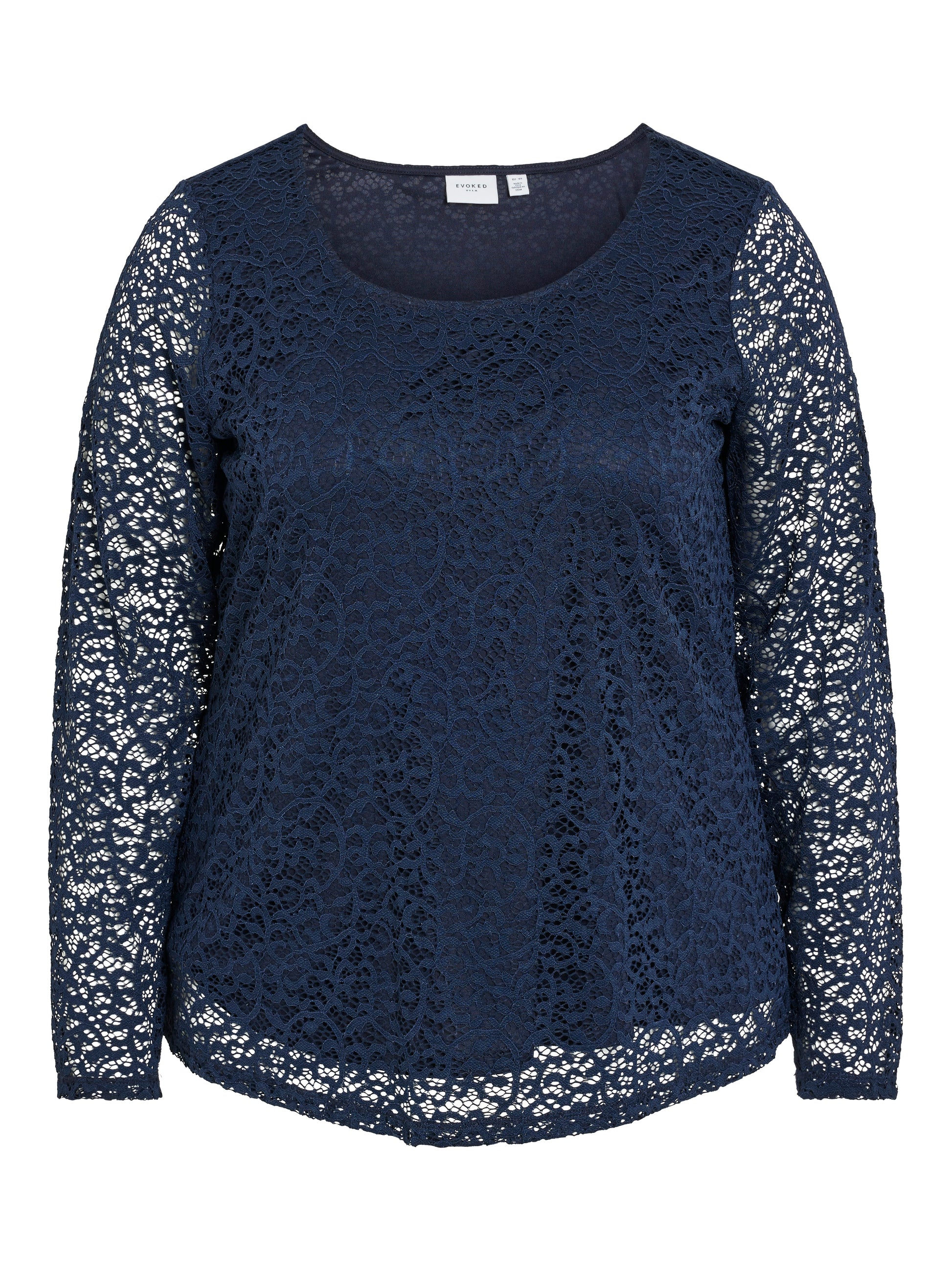 VIGLAZE U-NECK L/S TOP