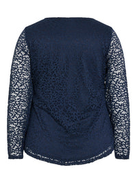 VIGLAZE U-NECK L/S TOP