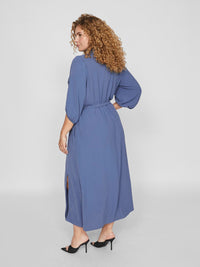 VISALA 3/4 ANKLE SHIRT DRESS