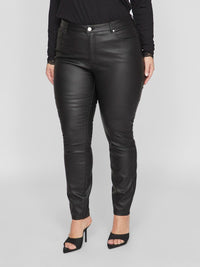 VIANNA COATED HW SLIM JEANS