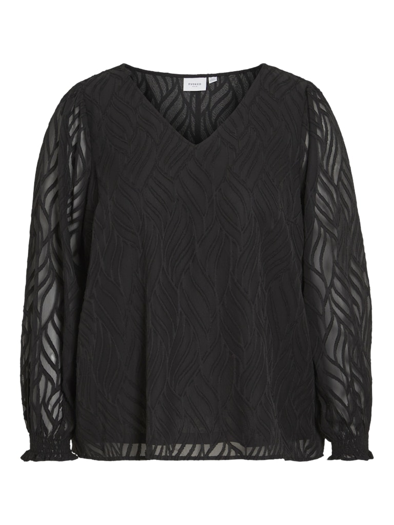 VITUTTA V-NECK L/S TOP