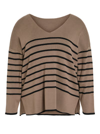 VIOSTRIA V-NECK L/S KNIT - NOOS