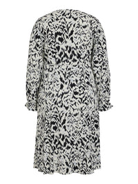 VICELINA AKI V-NECK L/S WRAP DRESS