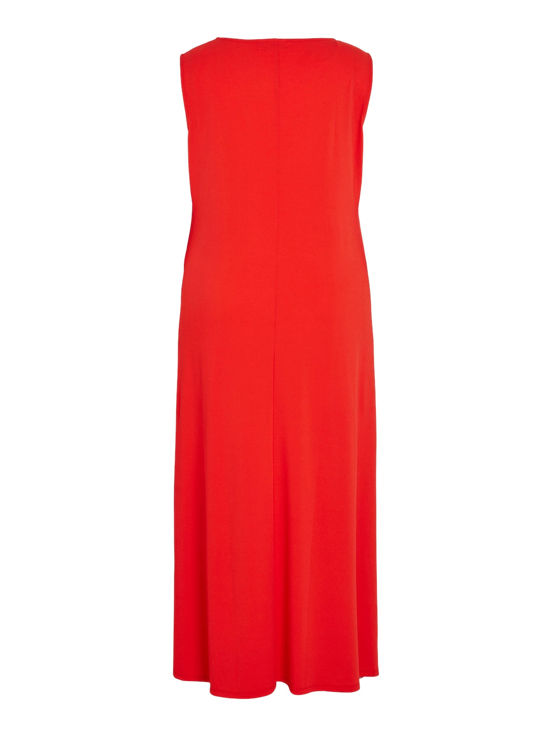 VIALINA V-NECK S/L KNOT MAXI DRESS/CUR