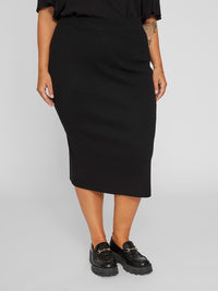 VIELINA MIDI PENCIL KNIT SKIRT/CUR