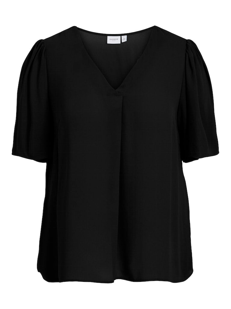 VILUCIA V-NECK 2/4 TOP/CUR - NOOS