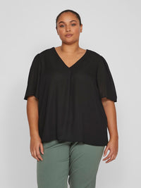 VILUCIA V-NECK 2/4 TOP/CUR - NOOS