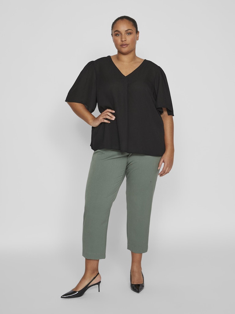 VILUCIA V-NECK 2/4 TOP/CUR - NOOS