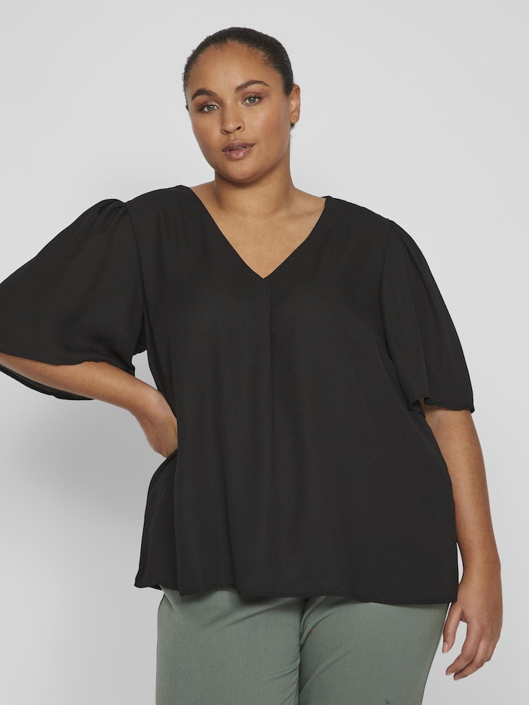 VILUCIA V-NECK 2/4 TOP/CUR - NOOS