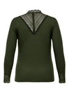 CarTilde - Blonde Bluse - Grøn