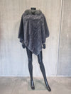 Fake Fur Poncho