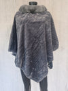 Fake Fur Poncho