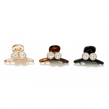 VT2611C - Mystery Lille 2 PAK -  Hårklemme med Sten