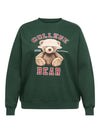 CarBila - Sweatshirt med Bamse Tryk