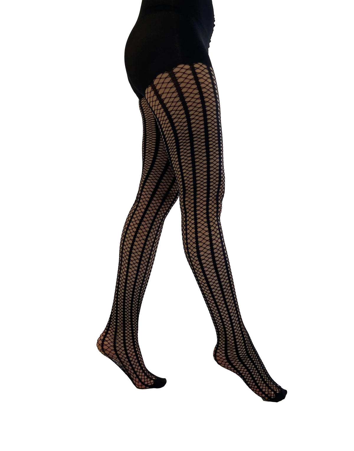 Fishnets Target PMVertical Stripe Fishnet Tight – Pluspige