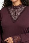 WaSTELLA 8 - Bluse med Blondedetaljer