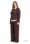 WaSABINA 119 - Bluse med Skjortedetaljer